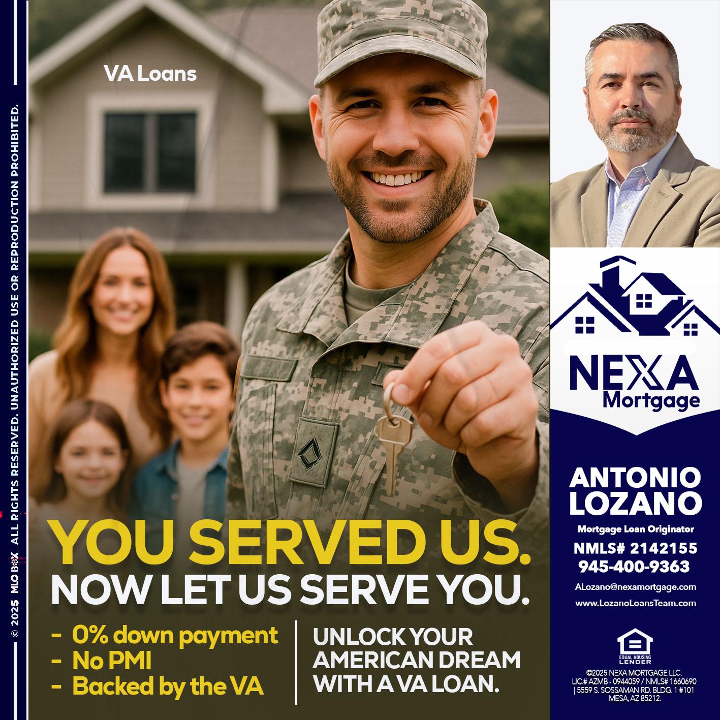 YOU DESERVED - Antonio Lozano -Mortgage Loan Originator