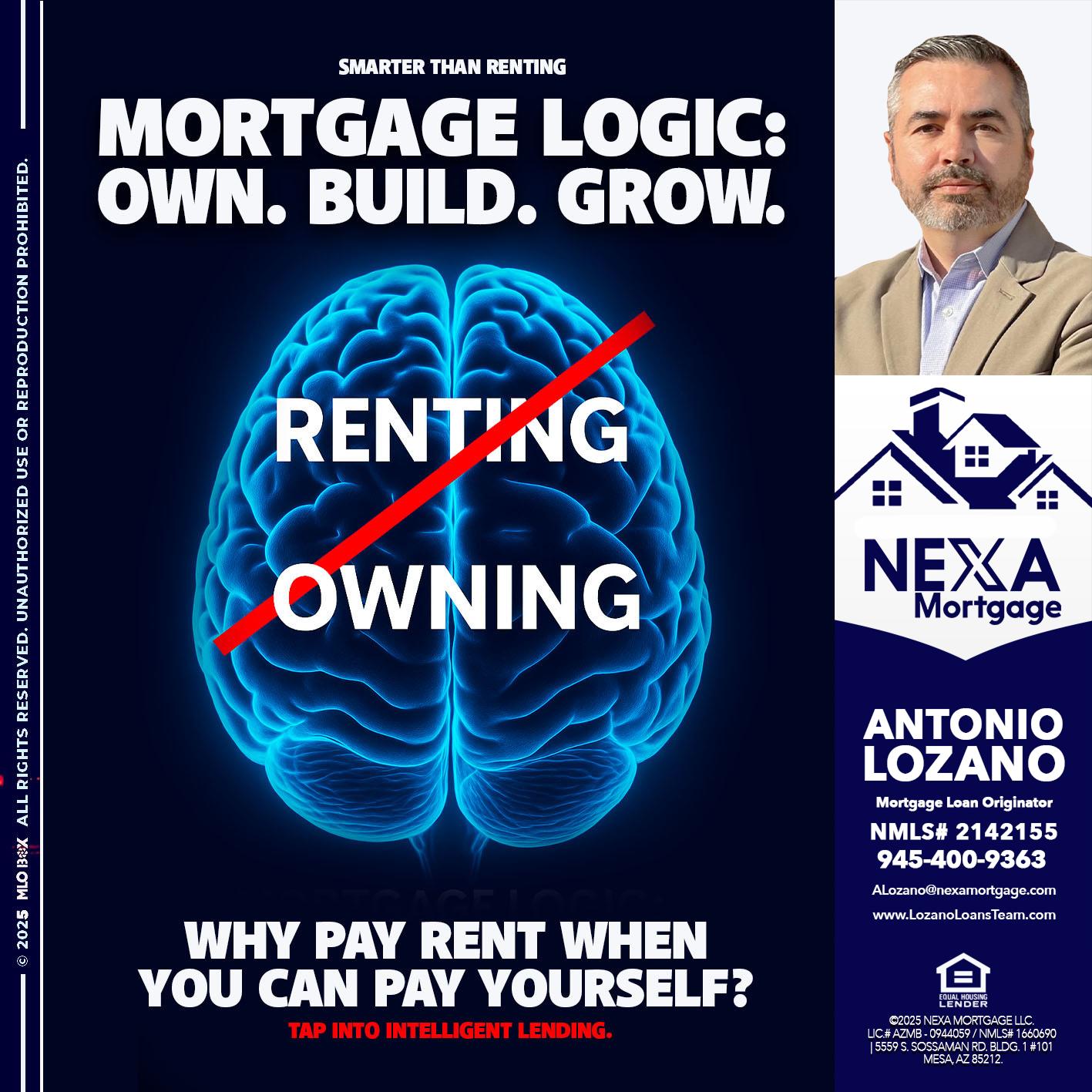 mortgage logic - Antonio Lozano -Mortgage Loan Originator