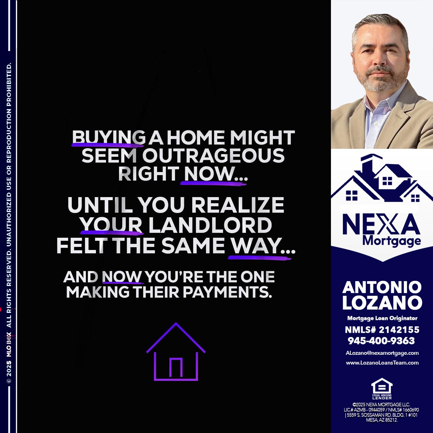 BUYING A HOME - Antonio Lozano -Mortgage Loan Originator