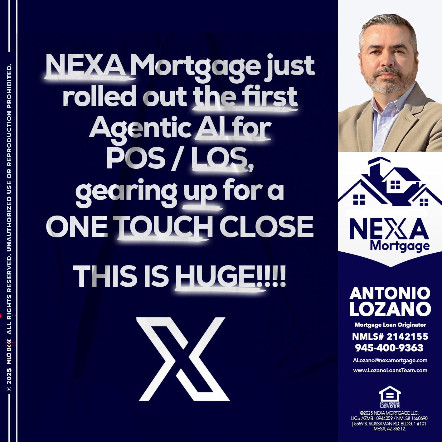 NEXA MORTGAGE - Antonio Lozano -Mortgage Loan Originator