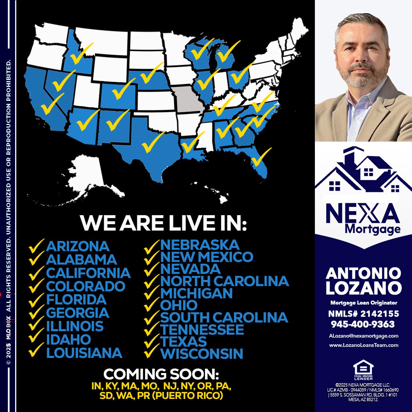 New Mexico live - Antonio Lozano -Mortgage Loan Originator