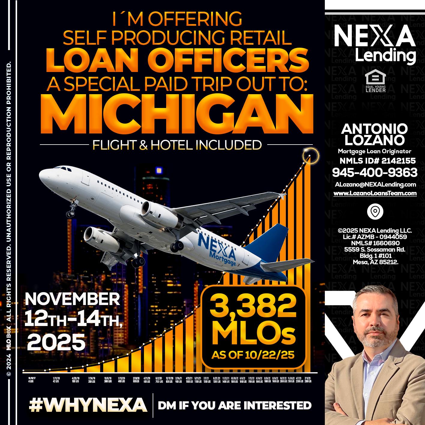 michigan trip - Antonio Lozano -Mortgage Loan Originator