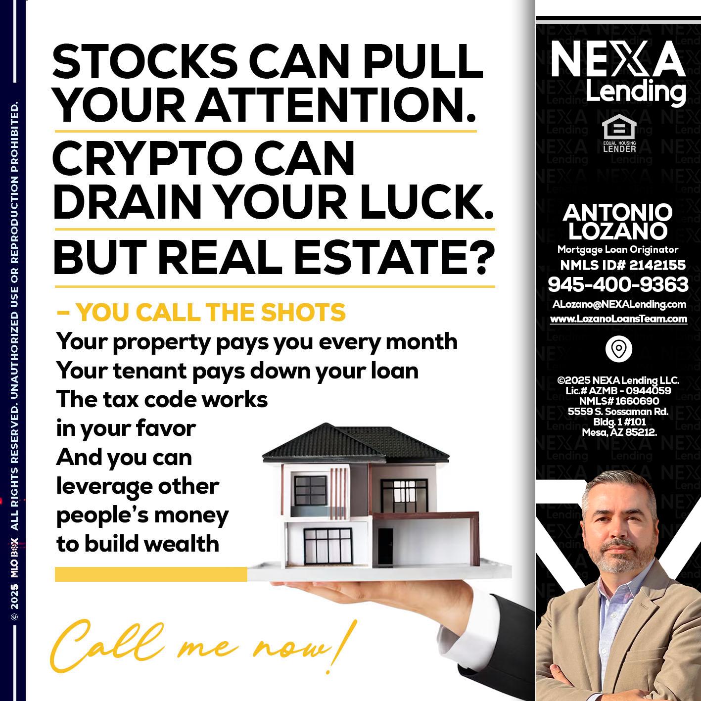 STOCK CAN - Antonio Lozano -Mortgage Loan Originator