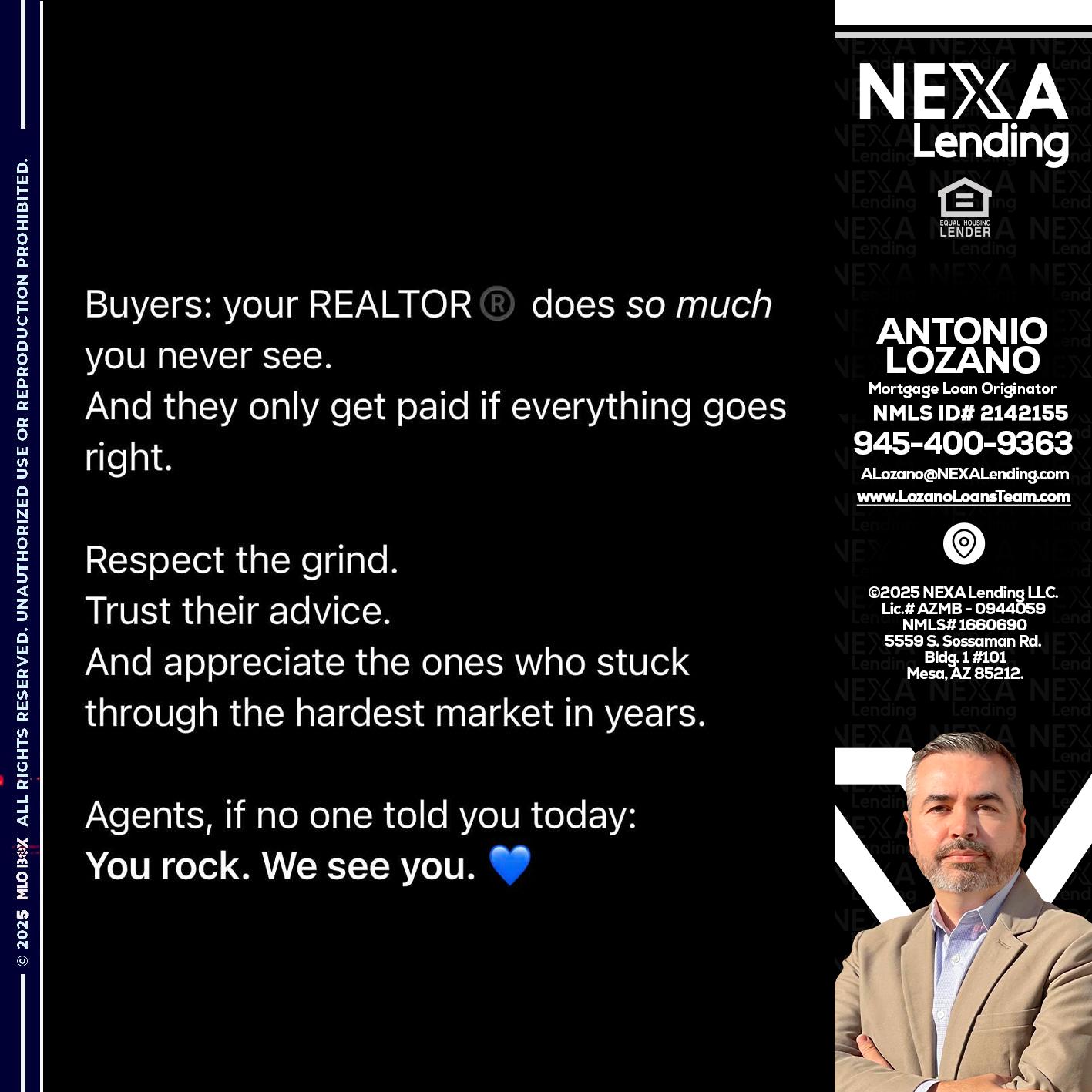 BUYERS - Antonio Lozano -Mortgage Loan Originator