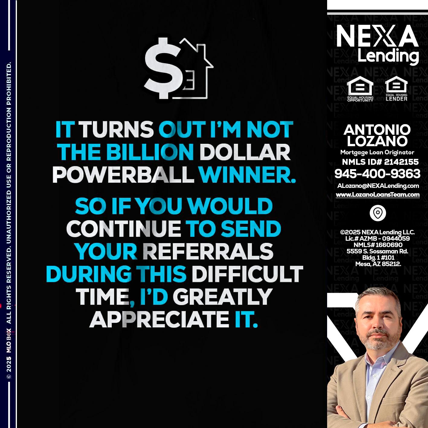IT TURNS - Antonio Lozano -Mortgage Loan Originator