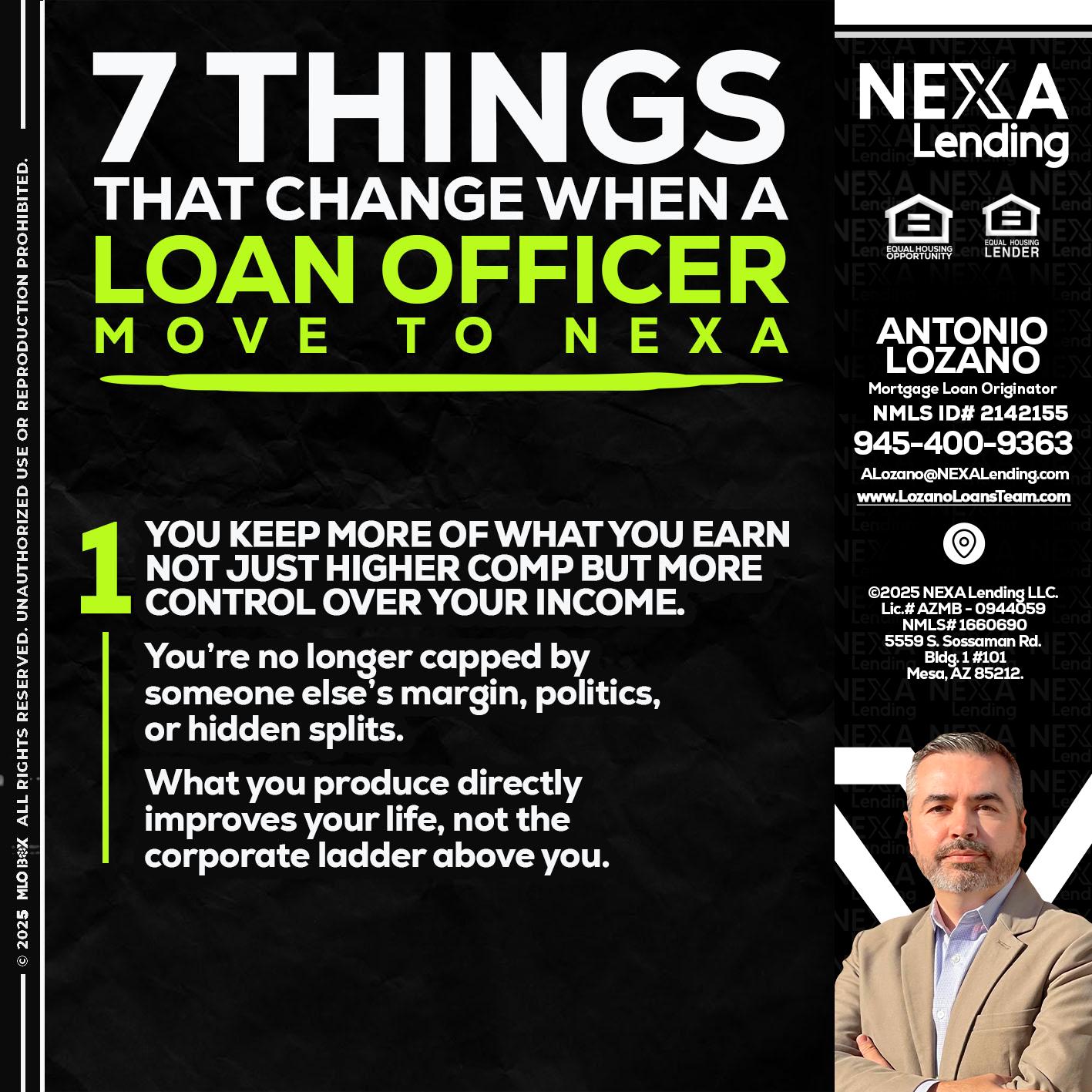 7 THINGS (1) - Antonio Lozano -Mortgage Loan Originator