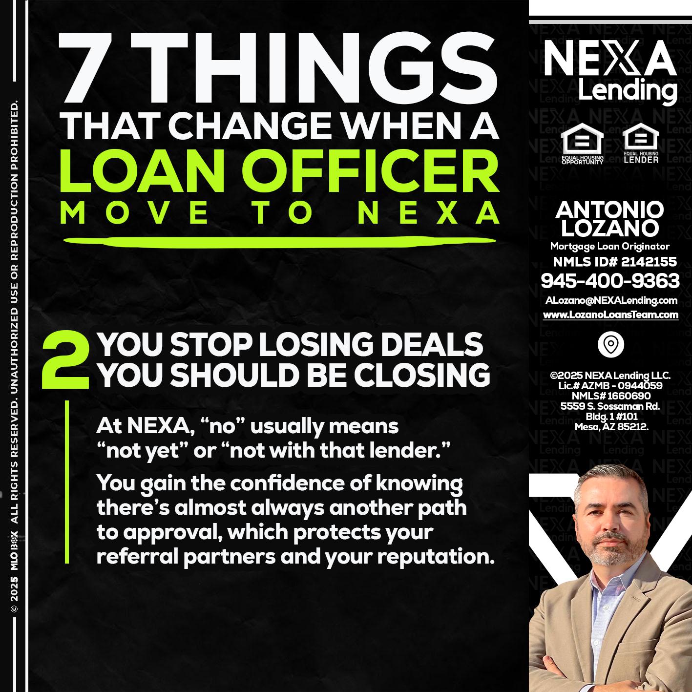 7 THINGS (2) - Antonio Lozano -Mortgage Loan Originator