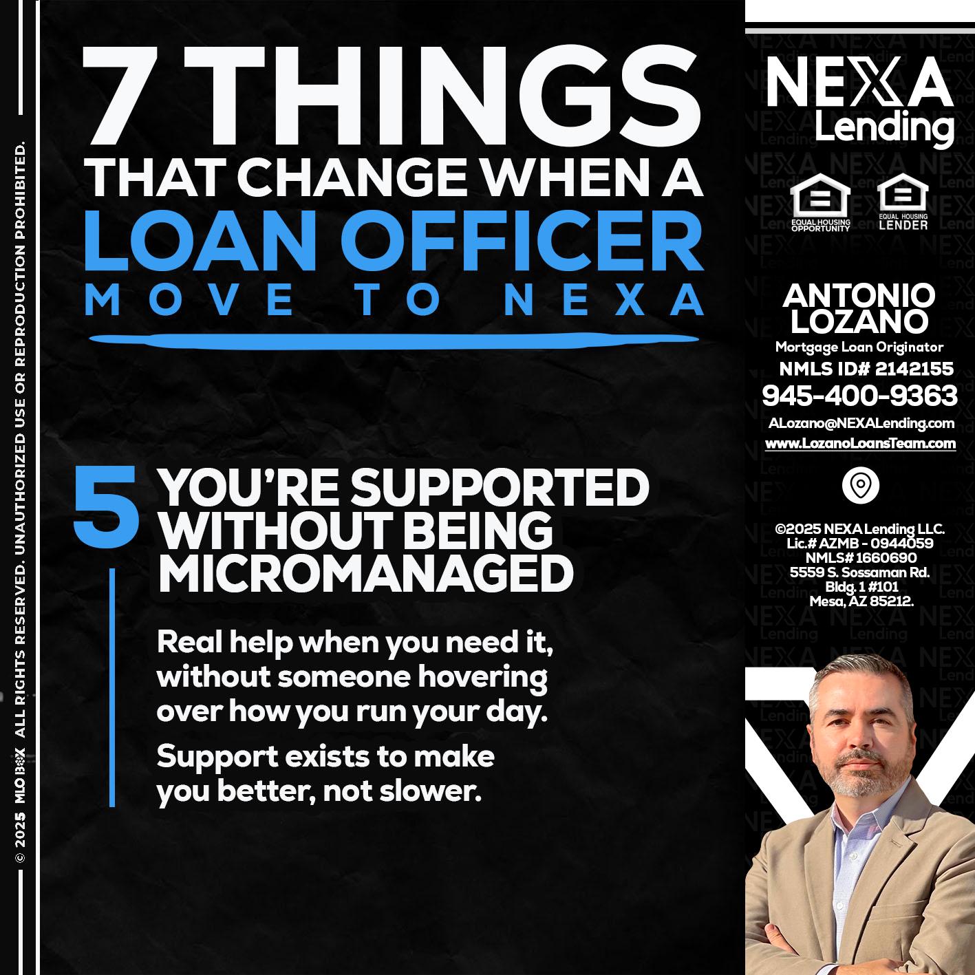 7 THINGS (5) - Antonio Lozano -Mortgage Loan Originator