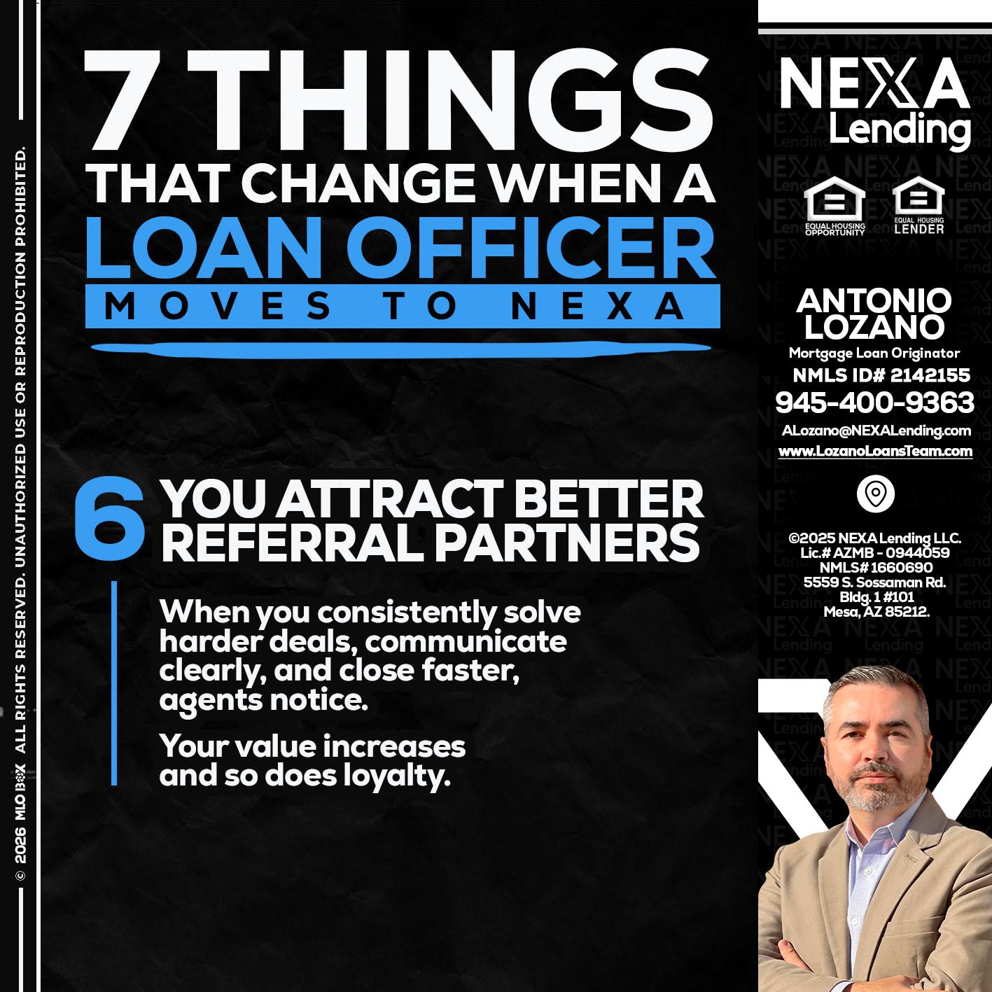 7 THINGS (6) - Antonio Lozano -Mortgage Loan Originator