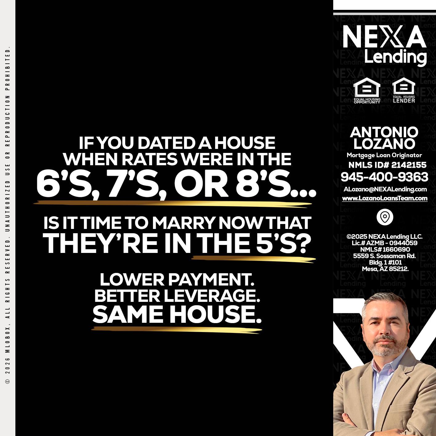 if you dated a house - Antonio Lozano -Mortgage Loan Originator