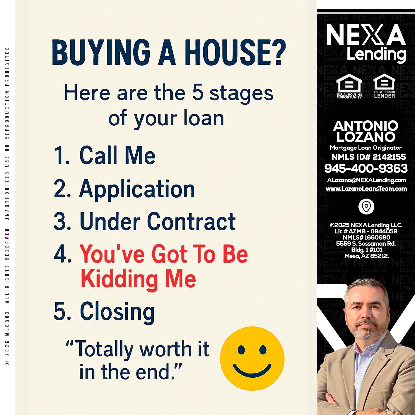 BUYING A HOUSE - Antonio Lozano -Mortgage Loan Originator