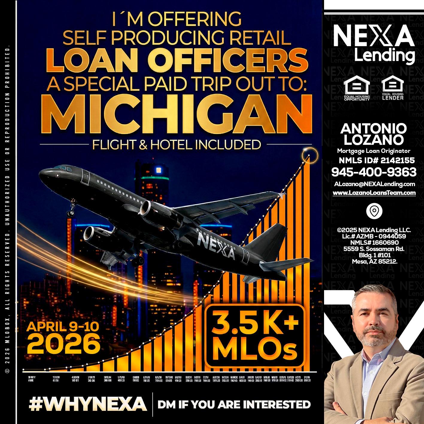 3.5K - Antonio Lozano -Mortgage Loan Originator