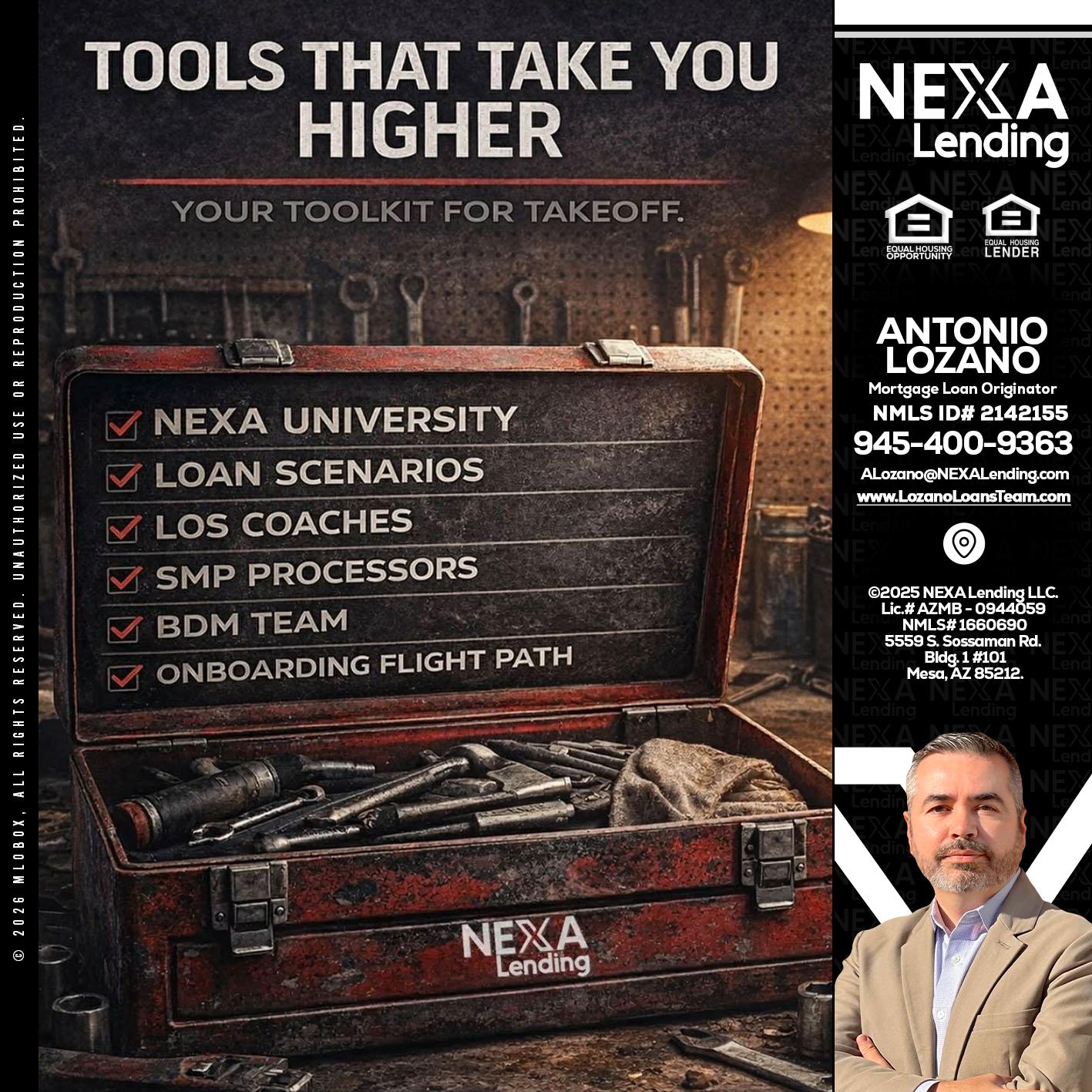 TOOLS THAT - Antonio Lozano -Mortgage Loan Originator