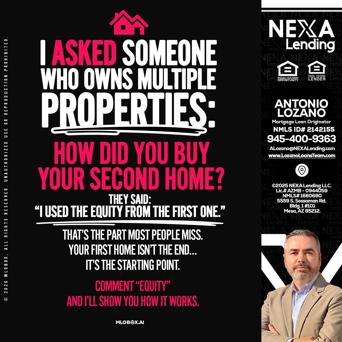 I ASKED SOMEONE - Antonio Lozano -Mortgage Loan Originator