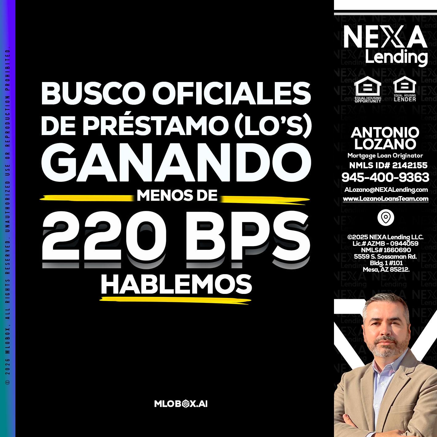 BUSCO OFICIALES - Antonio Lozano -Mortgage Loan Originator