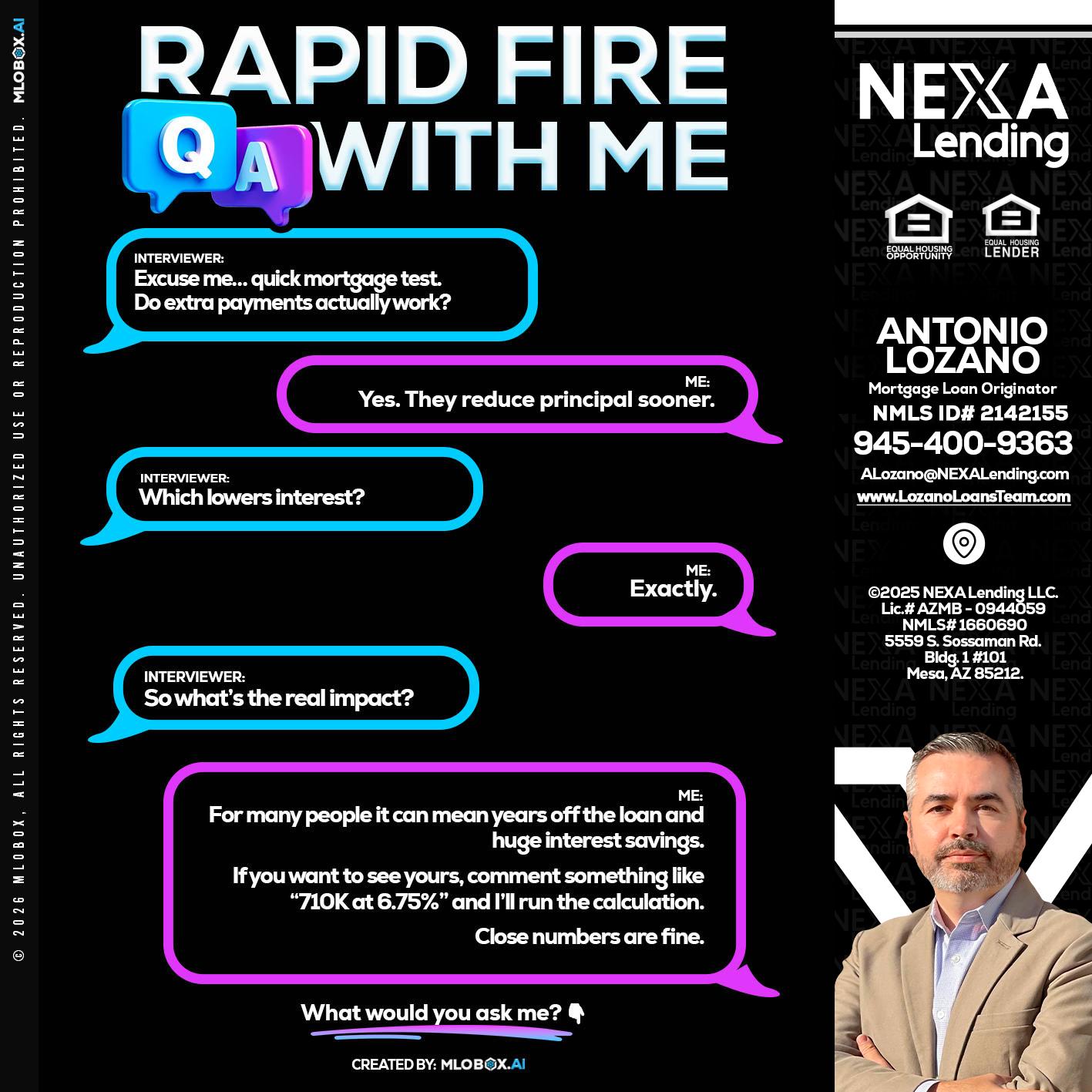 RAPID QA - Antonio Lozano -Mortgage Loan Originator