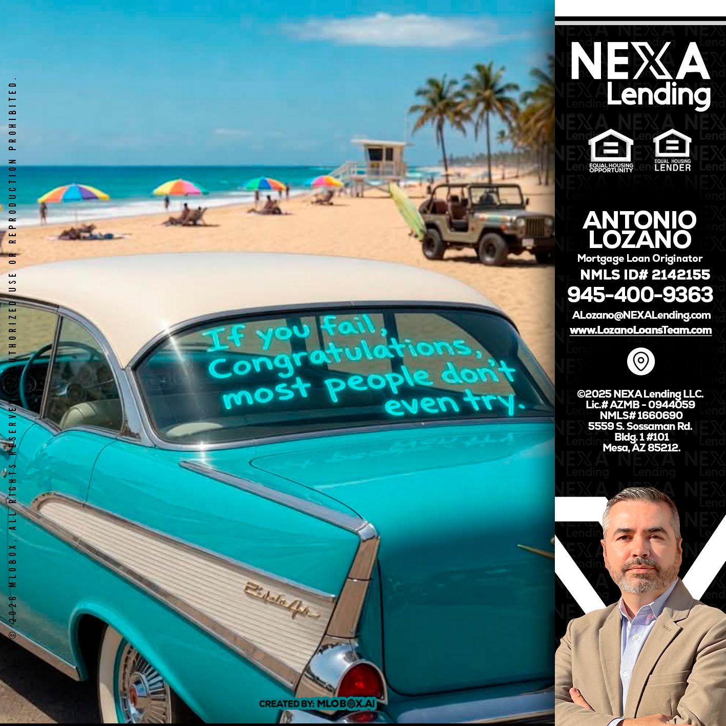 if you - Antonio Lozano -Mortgage Loan Originator