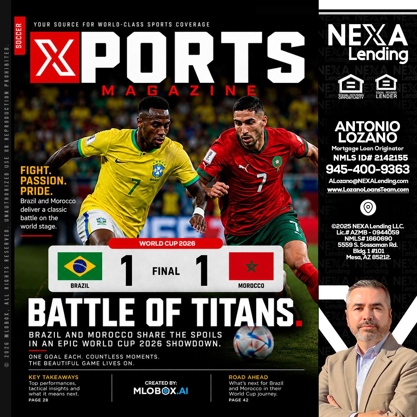 XPORTS - Antonio Lozano -Mortgage Loan Originator