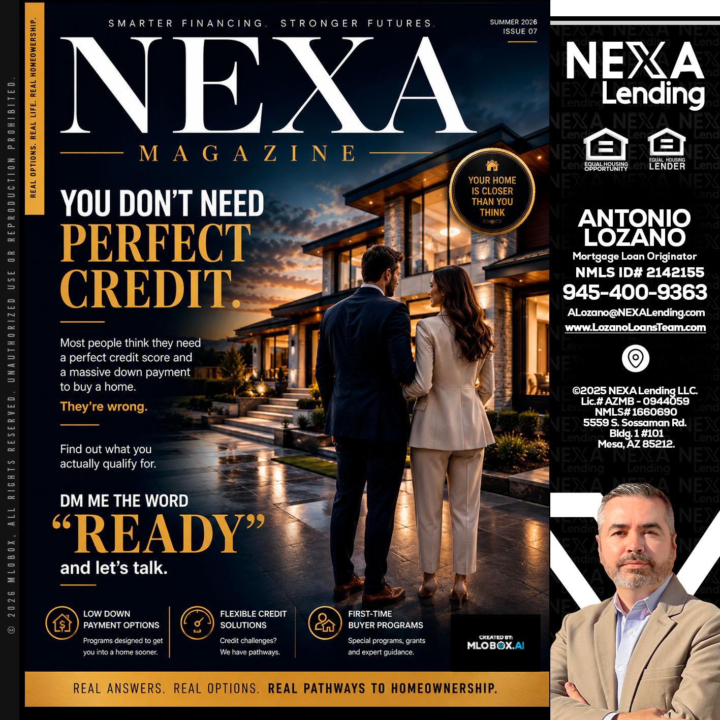 NEXA MAGAZINE - Antonio Lozano -Mortgage Loan Originator