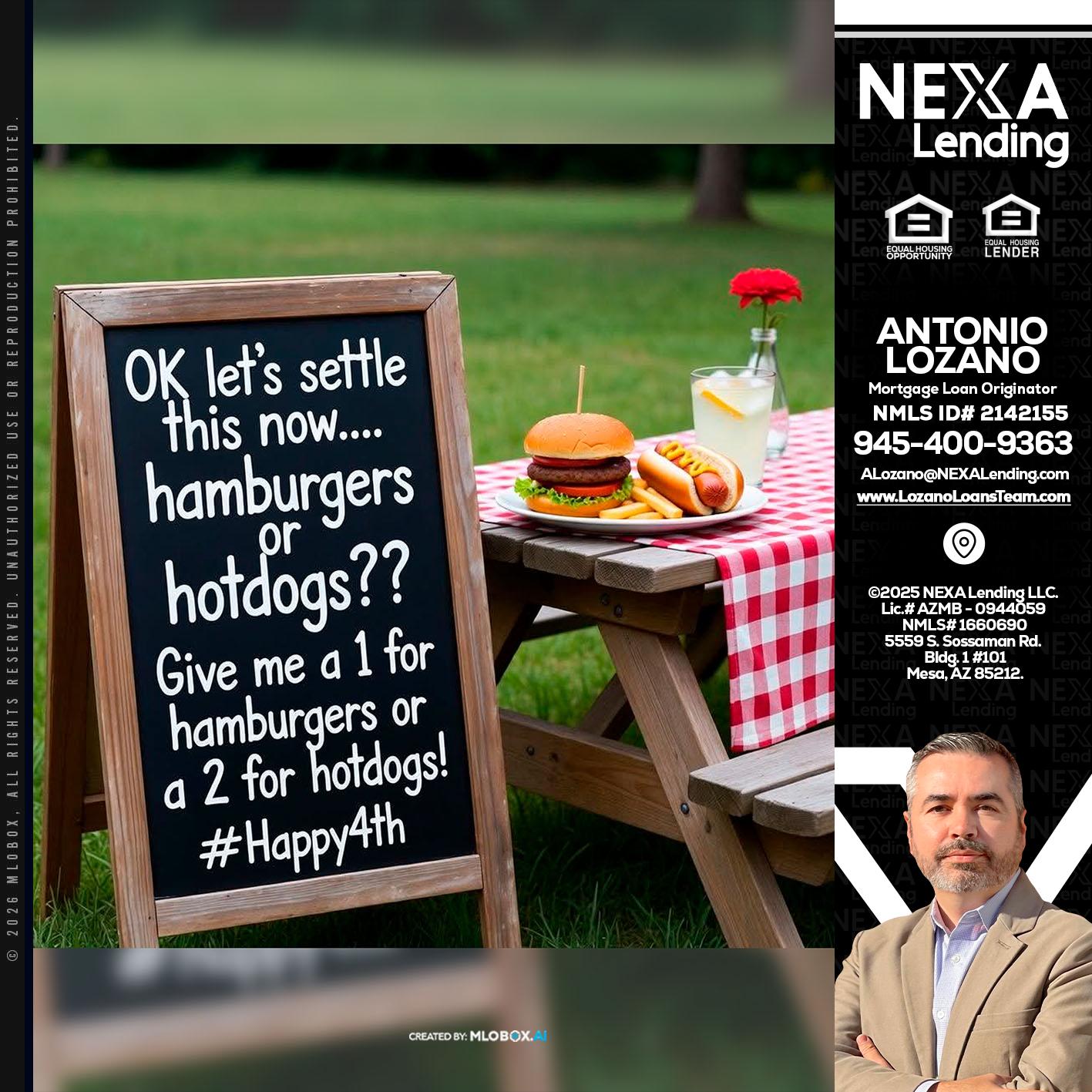 let settle this - Antonio Lozano -Mortgage Loan Originator