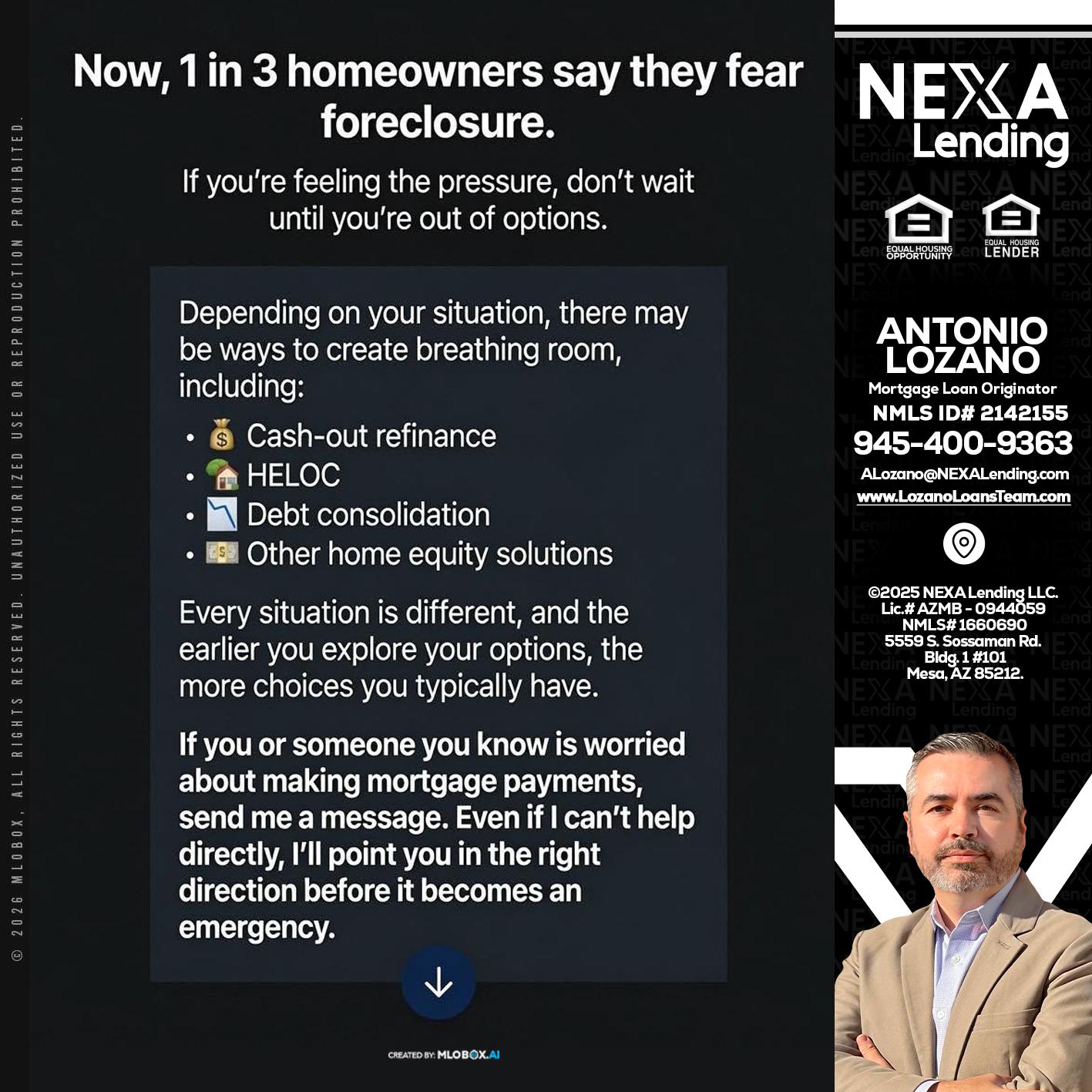 NOW - Antonio Lozano -Mortgage Loan Originator
